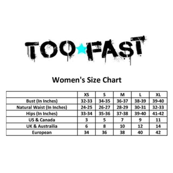 Too Fast Coffin Skirt Goth Skulls Bats Horror - Picture 4 of 4